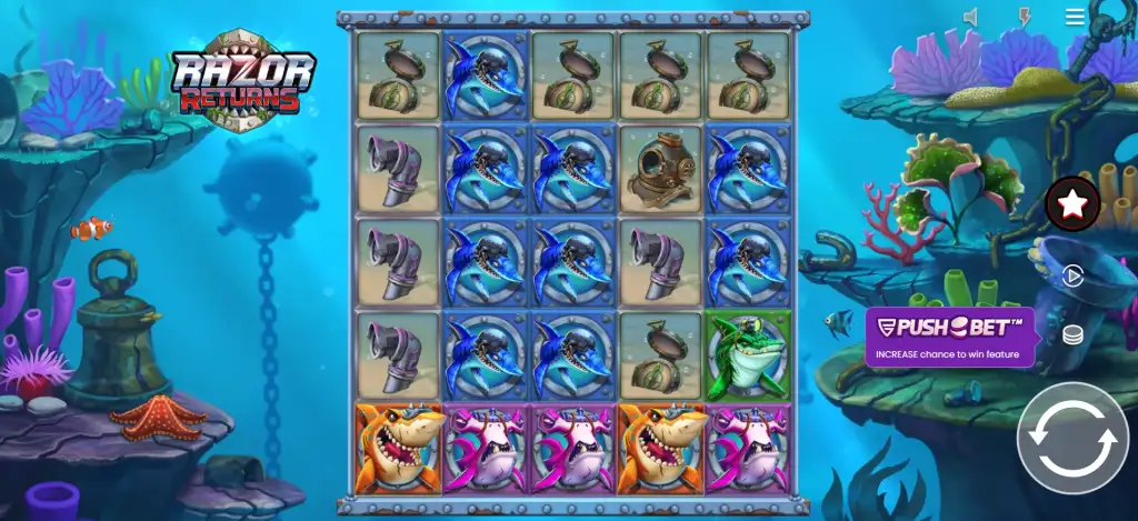 Razor returns demo slot.